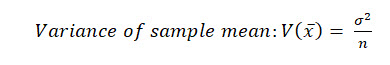 Variance of the Sample Mean